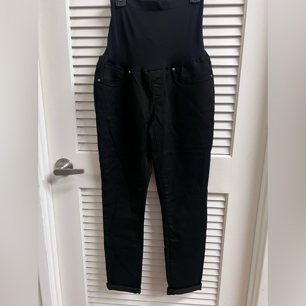 NWT BELLA VIDA SUPER SOFT MATERNITY JEANS W BELLY POUCH FOR COMFORT IN
LARGE